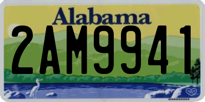 AL license plate 2AM9941