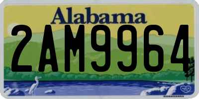 AL license plate 2AM9964