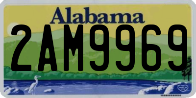 AL license plate 2AM9969