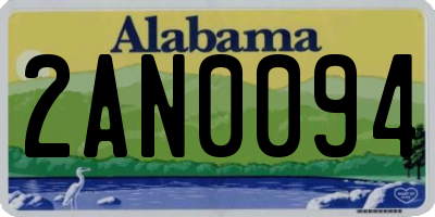 AL license plate 2AN0094