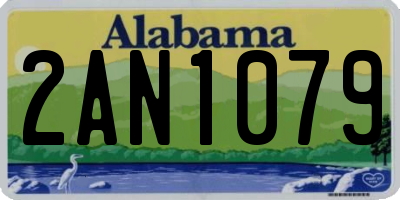AL license plate 2AN1079