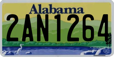 AL license plate 2AN1264