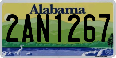 AL license plate 2AN1267