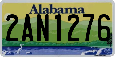 AL license plate 2AN1276
