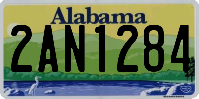 AL license plate 2AN1284