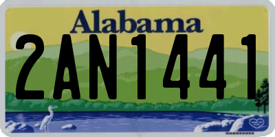 AL license plate 2AN1441