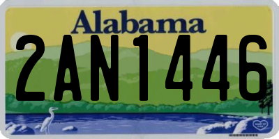 AL license plate 2AN1446