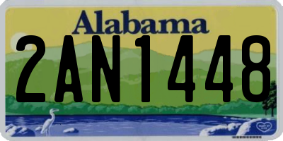 AL license plate 2AN1448
