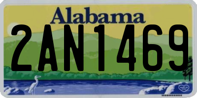 AL license plate 2AN1469