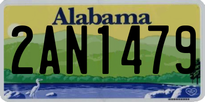 AL license plate 2AN1479