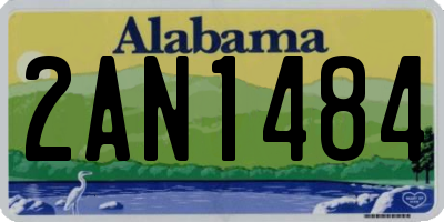 AL license plate 2AN1484