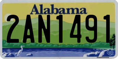 AL license plate 2AN1491