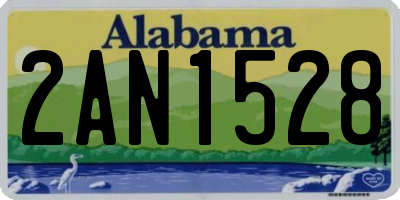 AL license plate 2AN1528