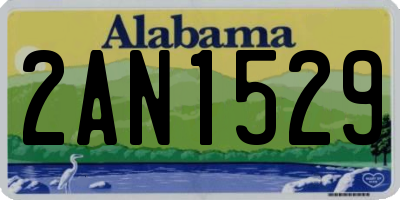AL license plate 2AN1529