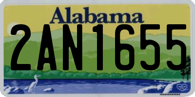 AL license plate 2AN1655