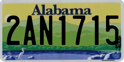 AL license plate 2AN1715