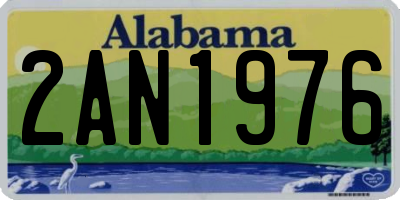 AL license plate 2AN1976