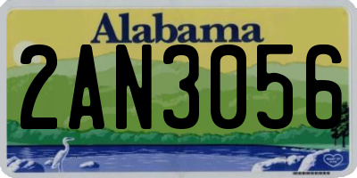 AL license plate 2AN3056