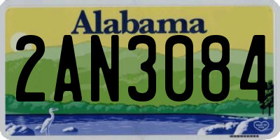 AL license plate 2AN3084