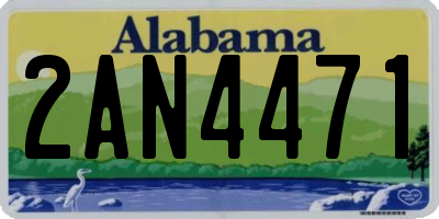 AL license plate 2AN4471