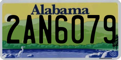 AL license plate 2AN6079