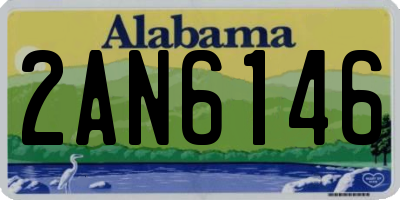AL license plate 2AN6146