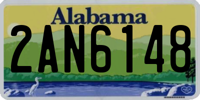 AL license plate 2AN6148