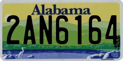 AL license plate 2AN6164