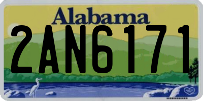 AL license plate 2AN6171