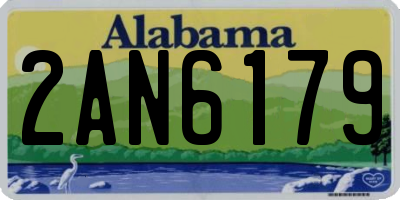AL license plate 2AN6179