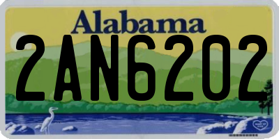 AL license plate 2AN6202