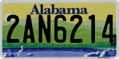 AL license plate 2AN6214