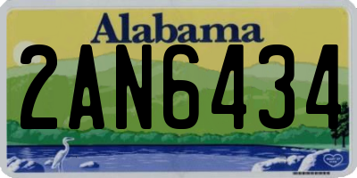 AL license plate 2AN6434