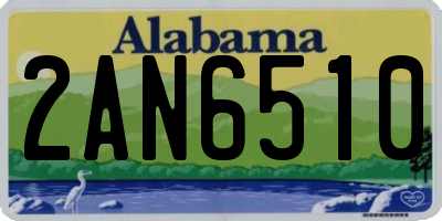 AL license plate 2AN6510