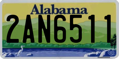 AL license plate 2AN6511