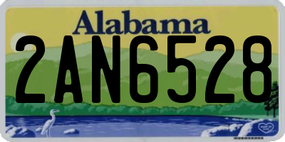 AL license plate 2AN6528