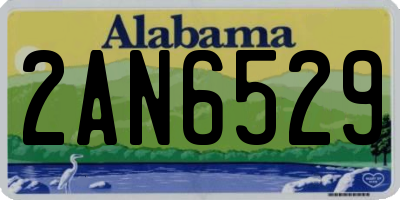 AL license plate 2AN6529