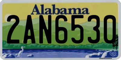 AL license plate 2AN6530