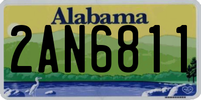 AL license plate 2AN6811