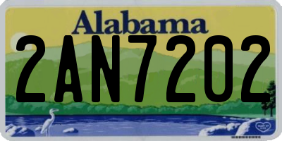AL license plate 2AN7202