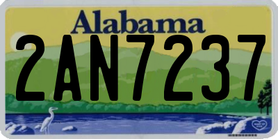 AL license plate 2AN7237