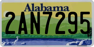 AL license plate 2AN7295