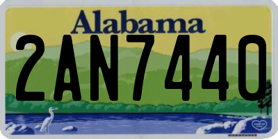 AL license plate 2AN7440