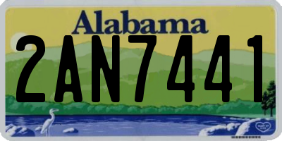 AL license plate 2AN7441