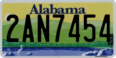 AL license plate 2AN7454