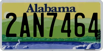 AL license plate 2AN7464