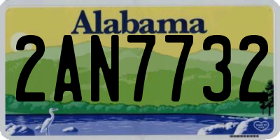 AL license plate 2AN7732
