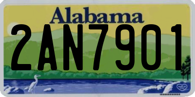 AL license plate 2AN7901