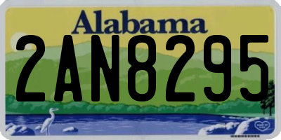 AL license plate 2AN8295