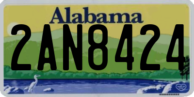 AL license plate 2AN8424